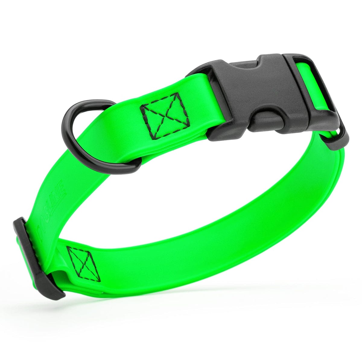 Biothane Waterproof Collar with Quick Release Buckle Width 5/8" Length 9"-14"-Boats n Barks