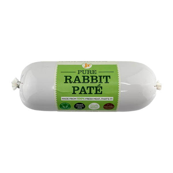JR Pet Products Rabbit Pate 100% Pure Meat for Dogs made in UK Mini Tube 80g