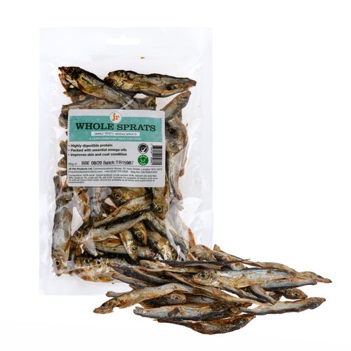 JR Pet Products Whole Baltic Sprats (fish) for Dogs 200g