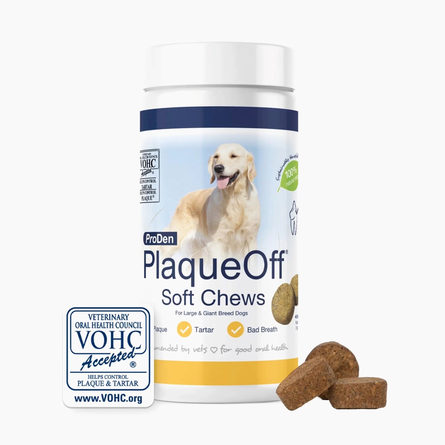 ProDen PlaqueOff System™ Dental Care Soft Chews Large Breeds 45ct