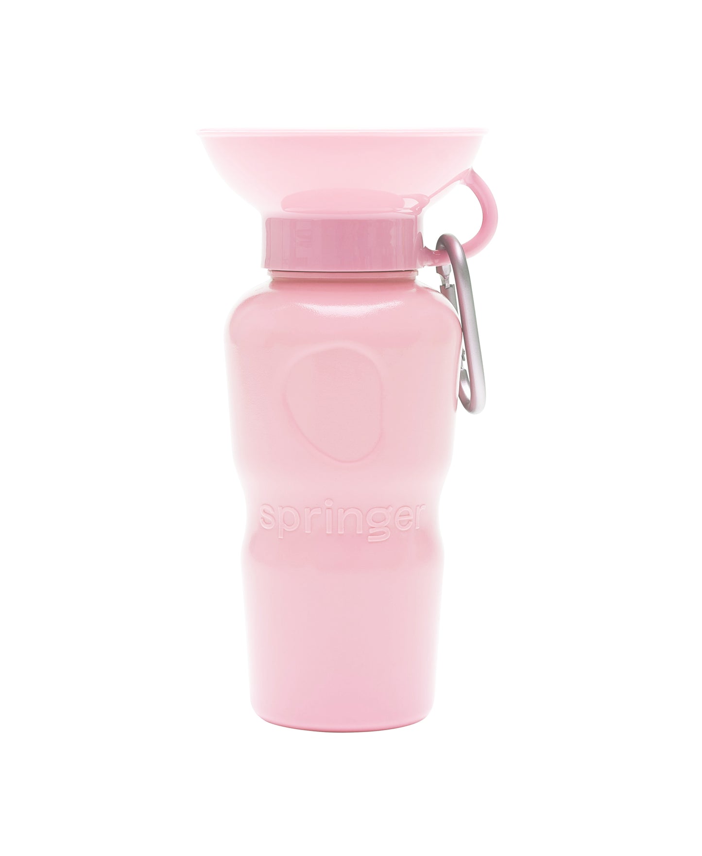 Springer Classic Dog Water Travel Bottle-Cotton Candy Pink
