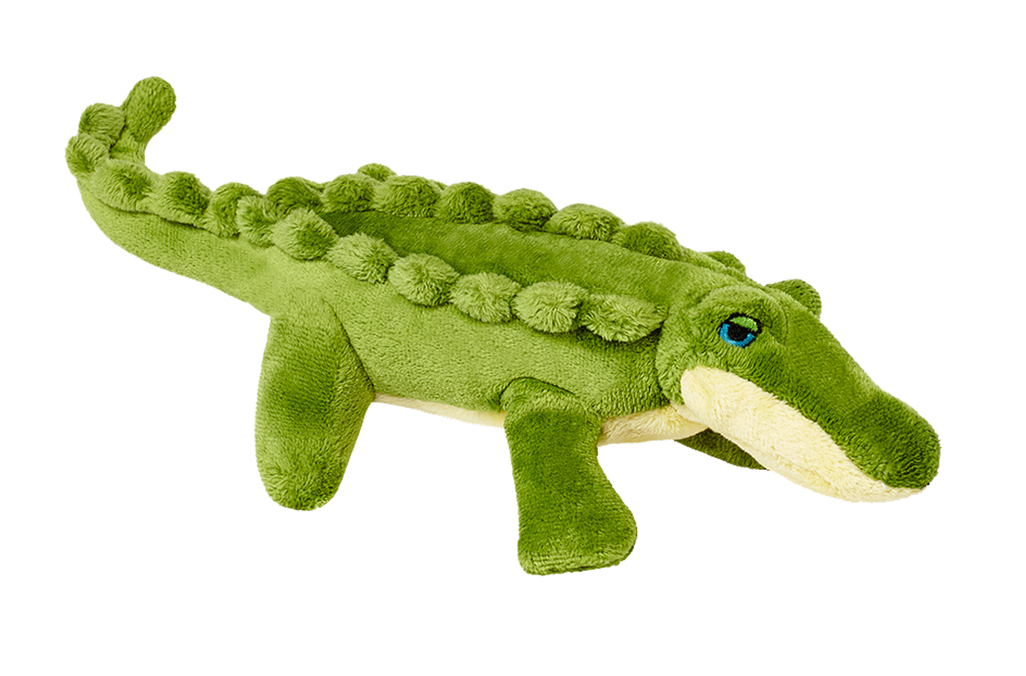 Fluff & Tuff Savannah Baby Gator Soft Dog Toy with Squeaker Machine Washable