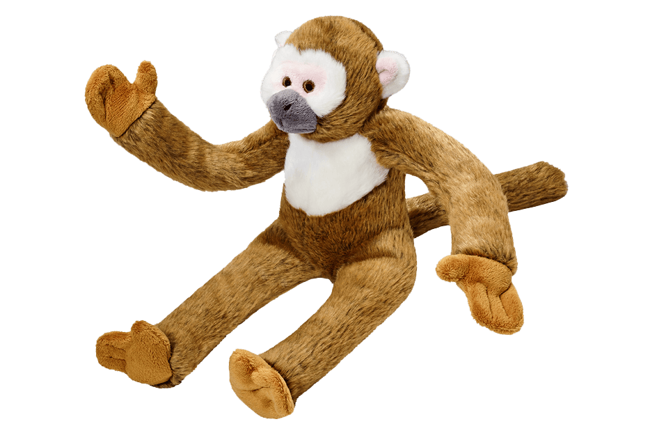 Fluff & Tuff Albert Monkey- Medium Plush Dog Toy-Boats n Barks