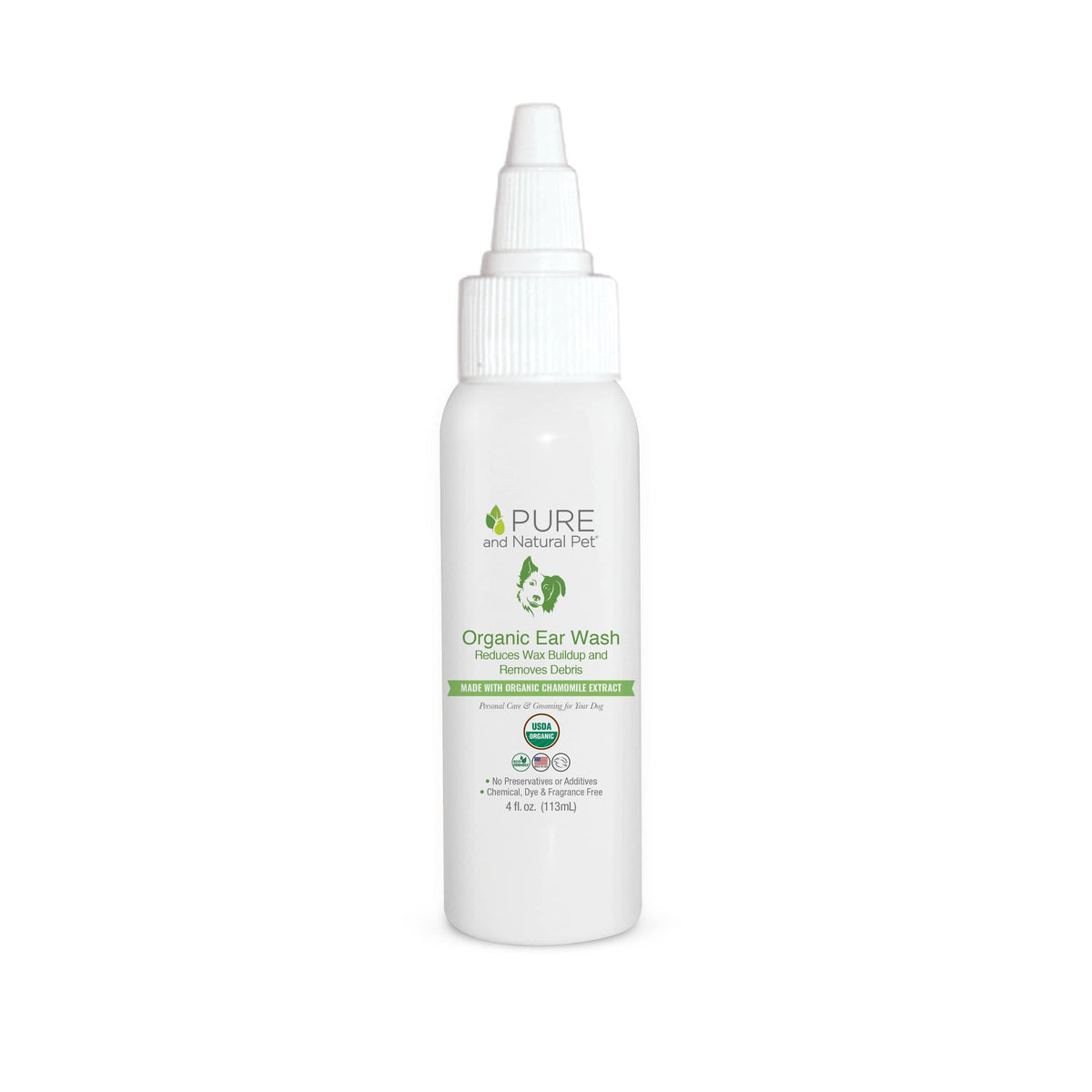 Pure and Natural Organic Ear Wash for Dogs-Boats n Barks