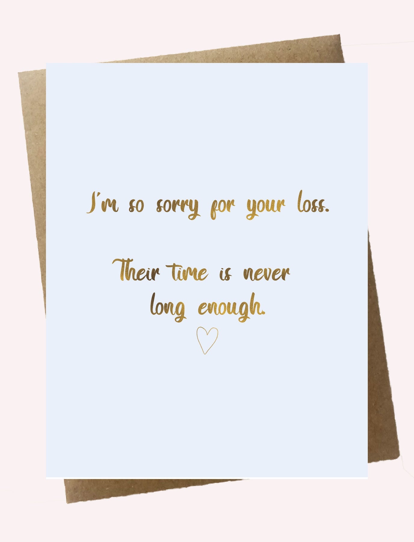 Cello Sleeve Wrapped Greeting Card and Envelope -I'm so sorry for your boatsnbarks Cello Sleeve Wrapped Greeting Card and Envelope -I'm so sorry for your boatsnbarks