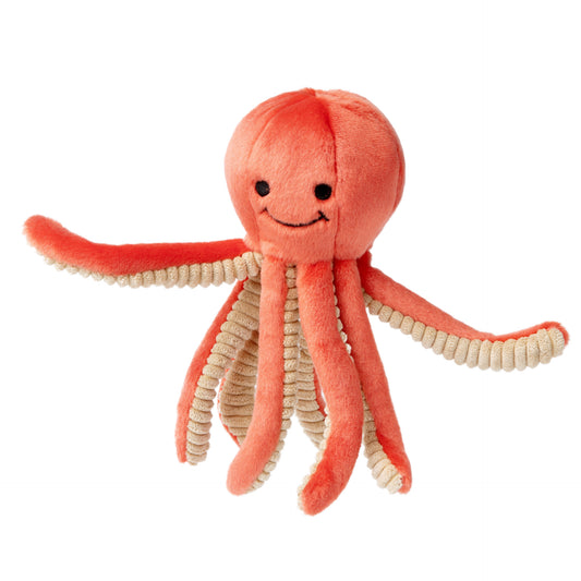 Fluff & Tuff Squirt Octopus Soft Dog Toy with Squeaker Machine Washable