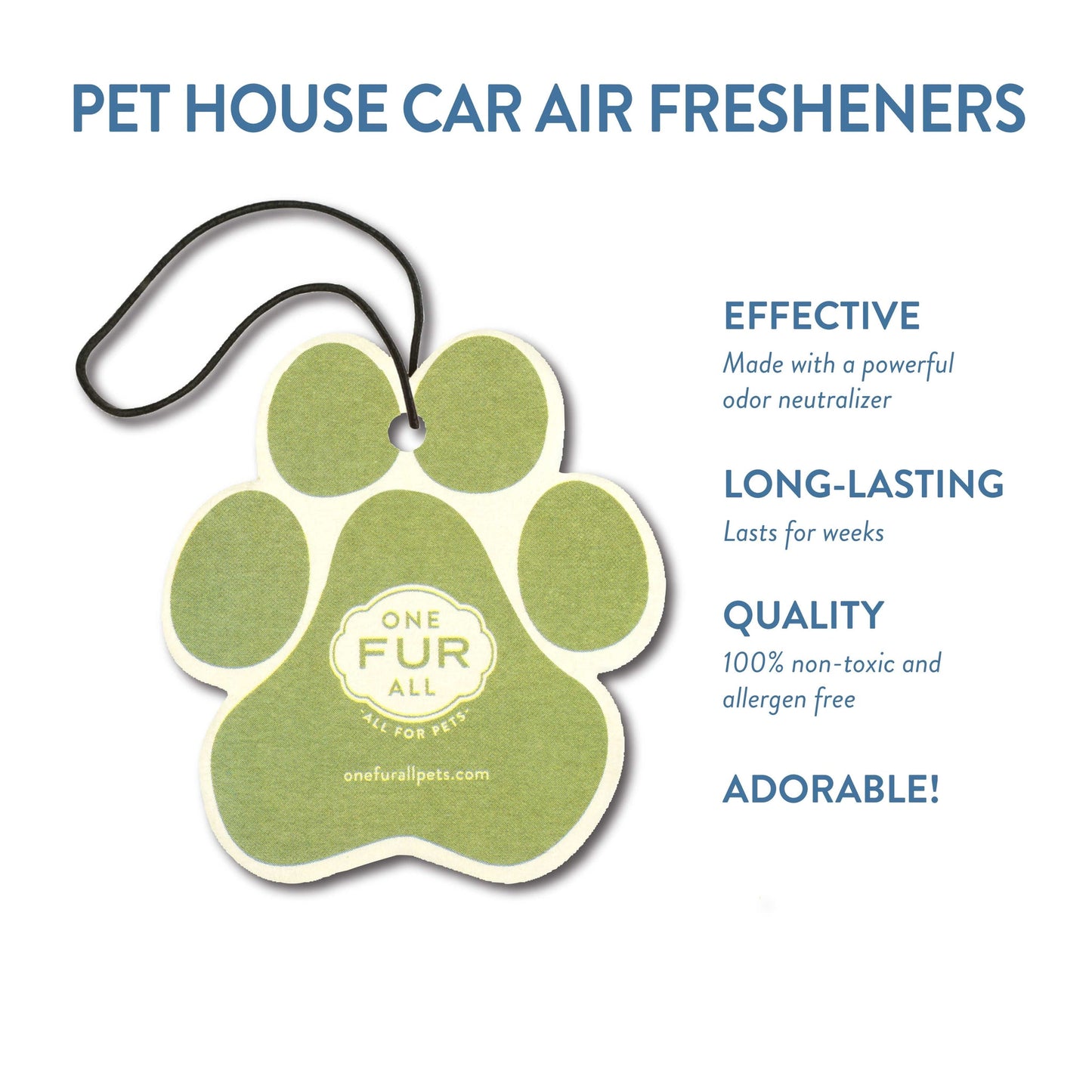 Pet House Car Air Freshener Fresh Citrus