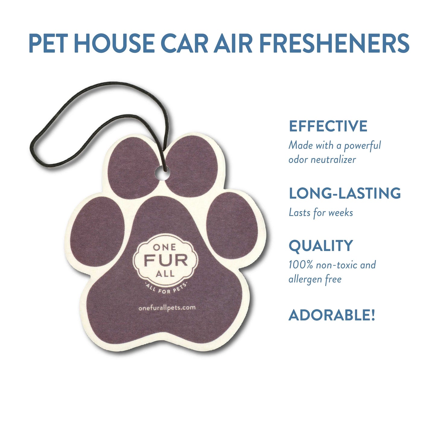 Pet House Car Air Freshener Lavender Green Tea