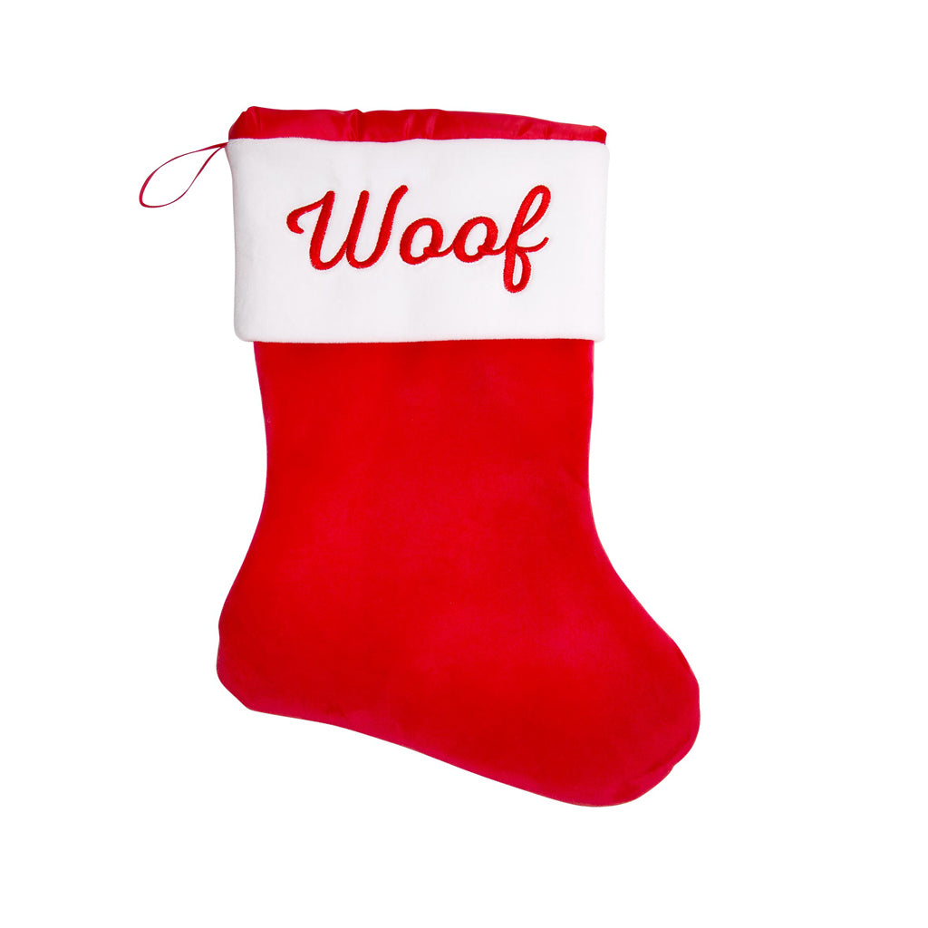 Woof Christmas Stocking for Dogs