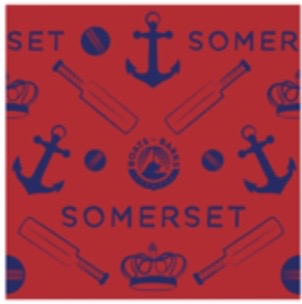 Somerset Cup Match Classic Cricket Game Dog Bandana Small  17"x17"x25"