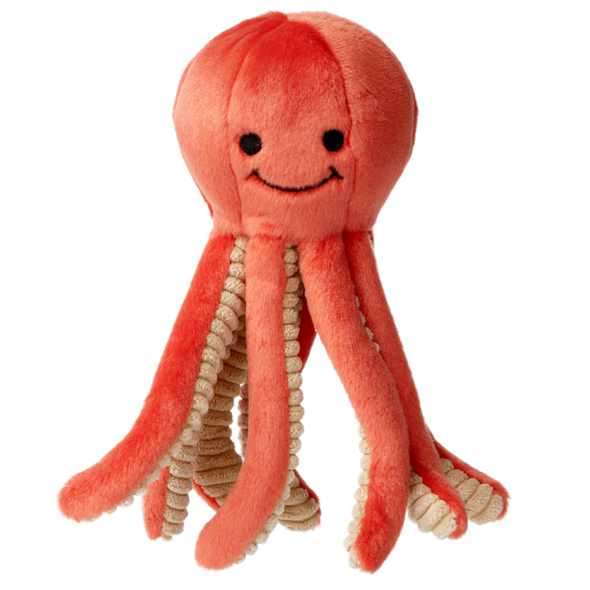 Fluff & Tuff Squirt Octopus Soft Dog Toy with Squeaker Machine Washable-Boats n Barks