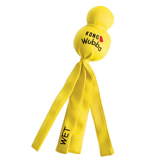 Kong Wubba Wet Dog Toy Floats and Fast Drying Neoprene Material