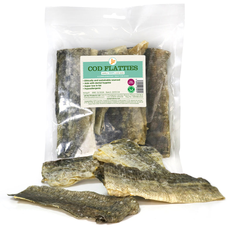 Cod Fish Skin Flatties for Dogs from UK