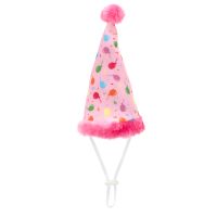Birthday Party Hat & Toy All in One for Dogs-Pink