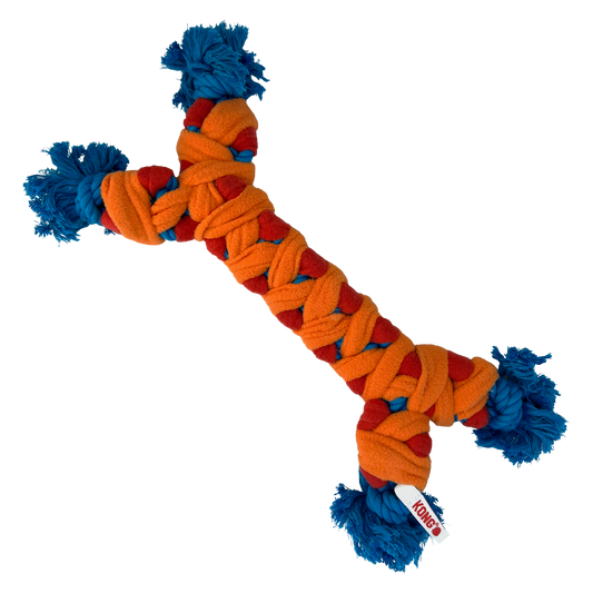 Kong Rope Rally Bone Tug Toy for Dogs