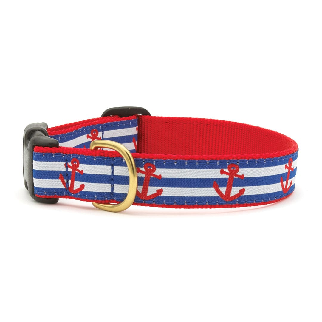 Anchors Aweigh Dog Collar by Up Country-Boats n Barks