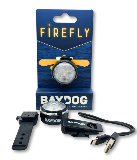 Firefly LED Safety Light for Dogs Flashes or Steady Light in range of 7 Colours