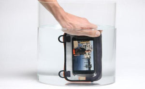 UGO Phone Pack: The Waterproof Phone Case that Floats! Perfect for adventures with your Dog. Orange