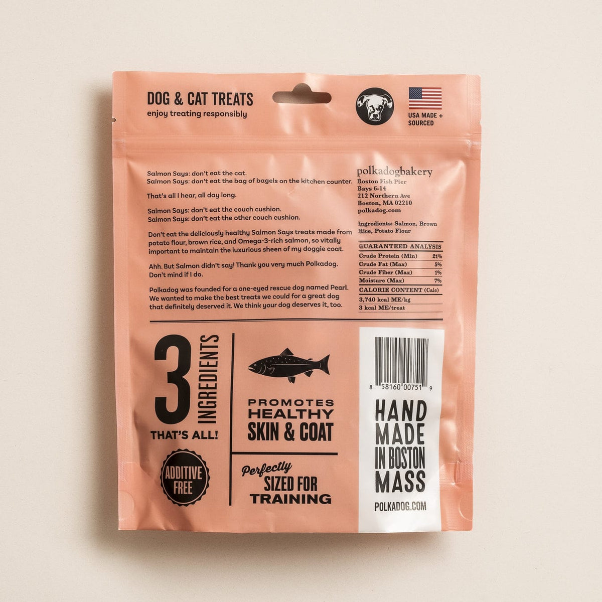 Salmon Says Training Bits Salmon Dog Treats-Boats n Barks