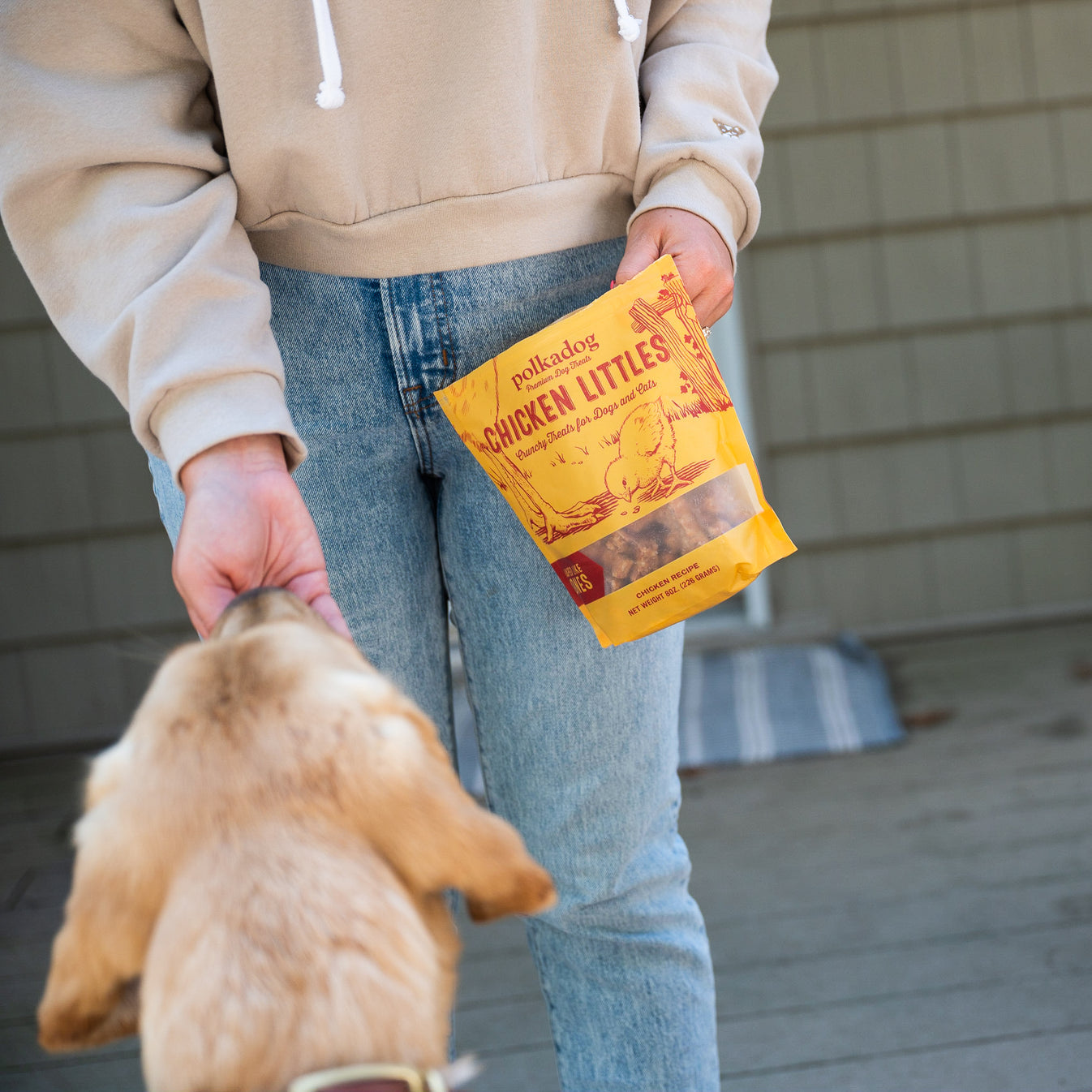 Chicken Littles Bone Shaped Crunchy Chicken Dog Treats