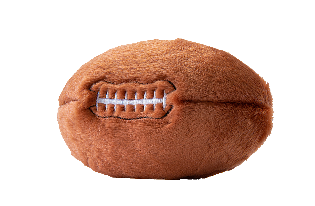 Fluff & Tuff American Football - Medium Plush Dog Toy