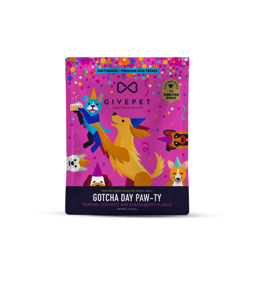 Give Pet Gotcha Day Pawty Soft Baked Treats