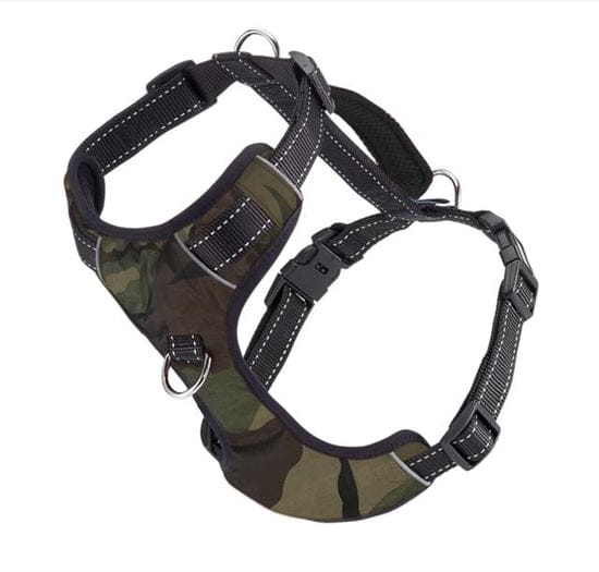 Baydog Chesapeake Bay Reflective Dog Harness with Handle and 3 Attachment Rings-Boats n Barks