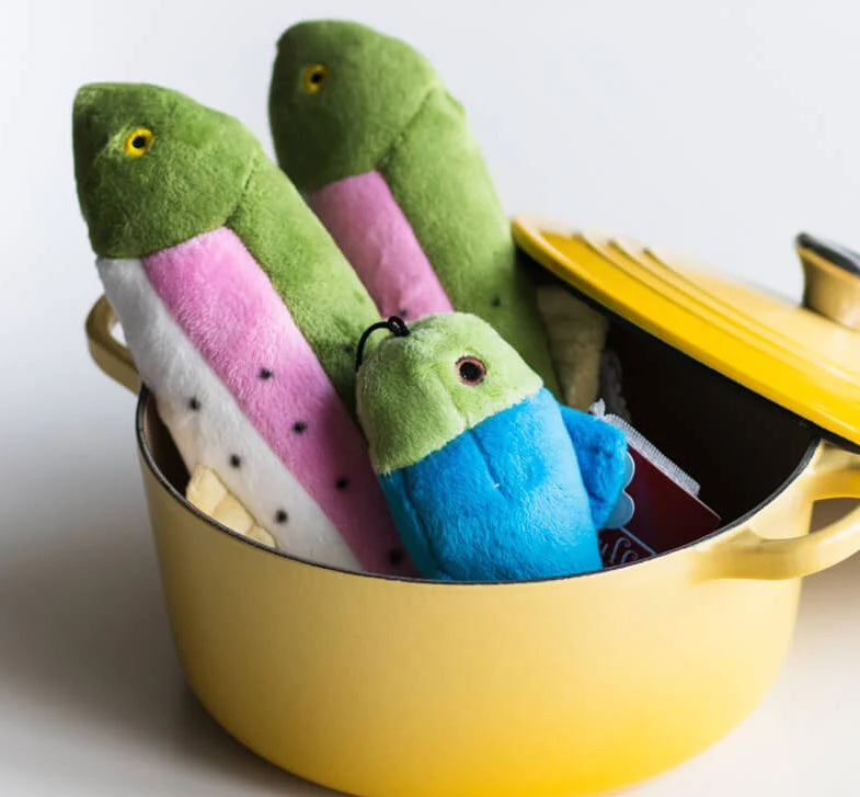 Fluff & Tuff Molly Fish - Extra Small Plush Dog Toy