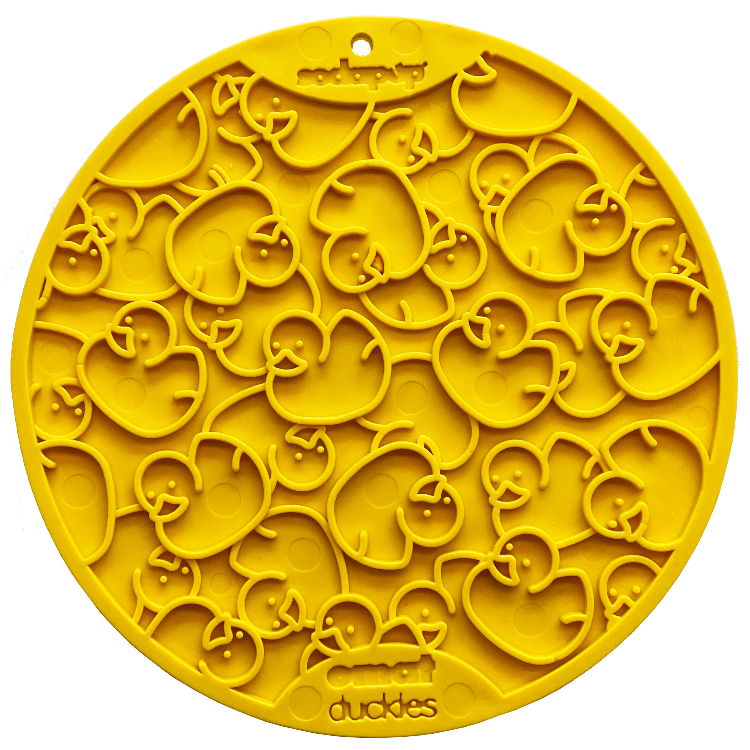 Duckies emat Enrichment Mat with Suction Cups for Dogs