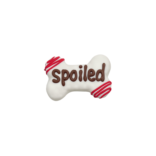 Spoiled  Chubby Bone Dog Cookies made by Bosco & Roxy's of Canada