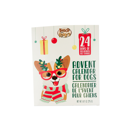Bosco & Roxy's Advent Calendar for Dogs with Bone Shaped Cookies