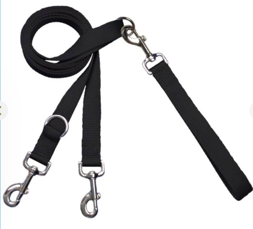 Muli Function Double Clip Training Leash