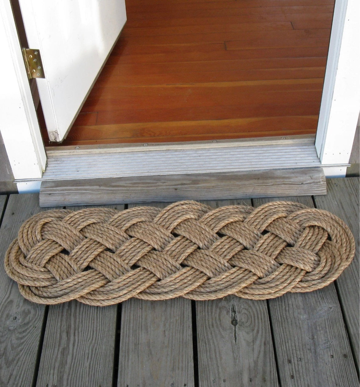 Mystic Knot Work Manila Rope Door Mat Prolong Knot