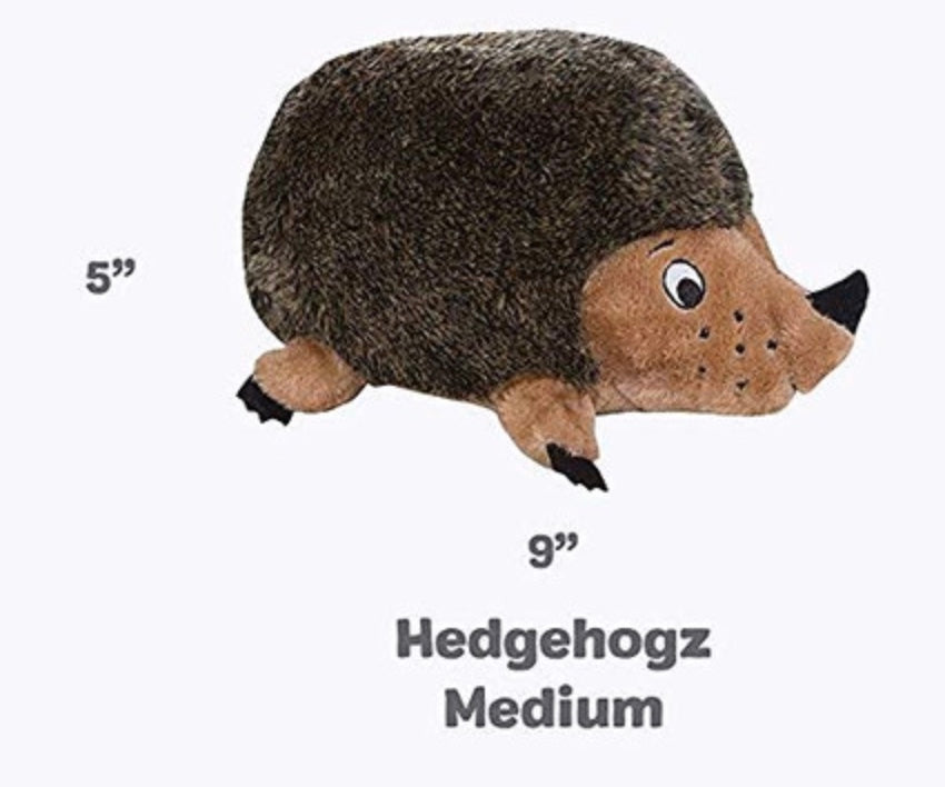 Hedgehogz Soft Dog Toy with Squeakers and Grunting Noisemakers