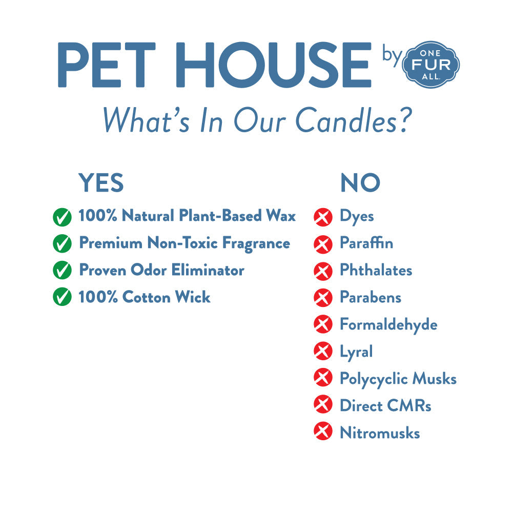 Pet House Mini Candle for Dog Lovers - Vanilla Sandalwood
