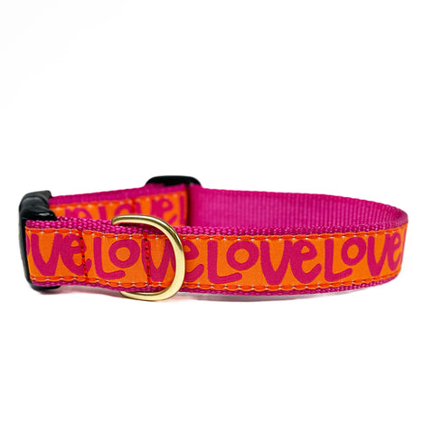 LOVE Dog Collar by Up Country