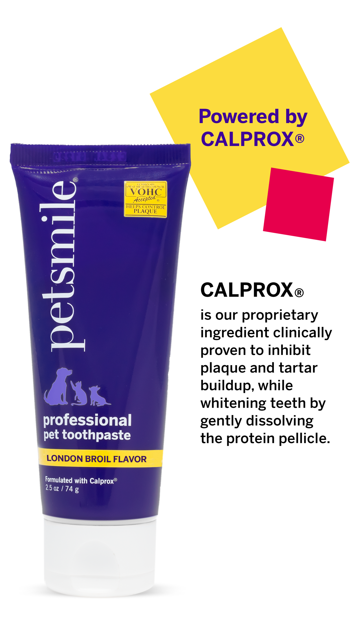 Petsmile Professional Dog Toothpaste Only Toothpaste accepted by Veterinary Oral Health Council (VOHC) LONDON BROIL