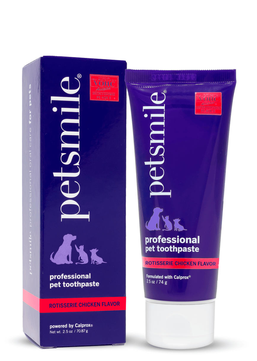 Petsmile Professional Dog Toothpaste Only Toothpaste accepted by Veterinary Oral Health Council (VOHC) ROTISSERIE CHICKEN-Boats n Barks