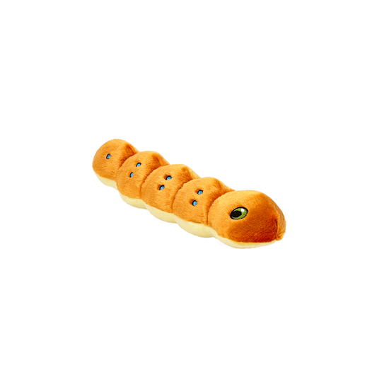 Fluff & Tuff Spicy Caterpillar Soft Dog Toy with Squeaker Machine Washable