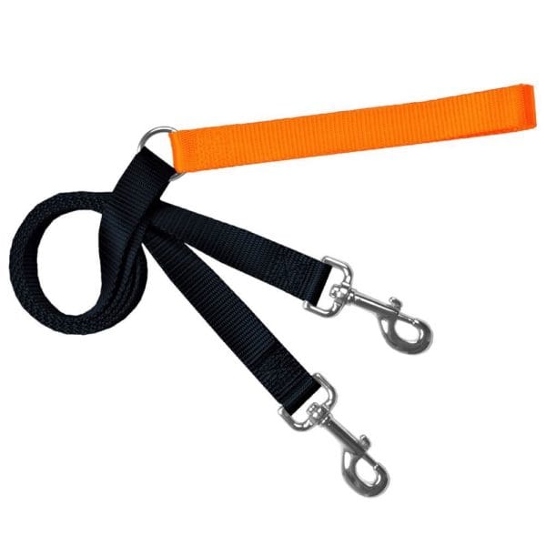 Double Ended Training Lead for Dogs with Two Clips 5/8" width-Boats n Barks
