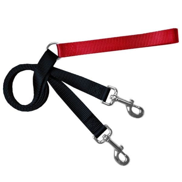 Double Ended Training Lead for Dogs with Two Clips 5/8" width-Boats n Barks