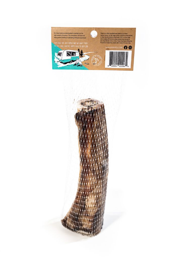 Bison Marrow Bone 6-8" for Dogs  100% Natural-Smoke Free, Chemical Free