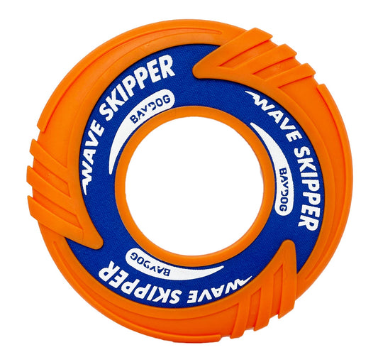 Baydog Wave Skipper Floating Frisbee for Dogs
