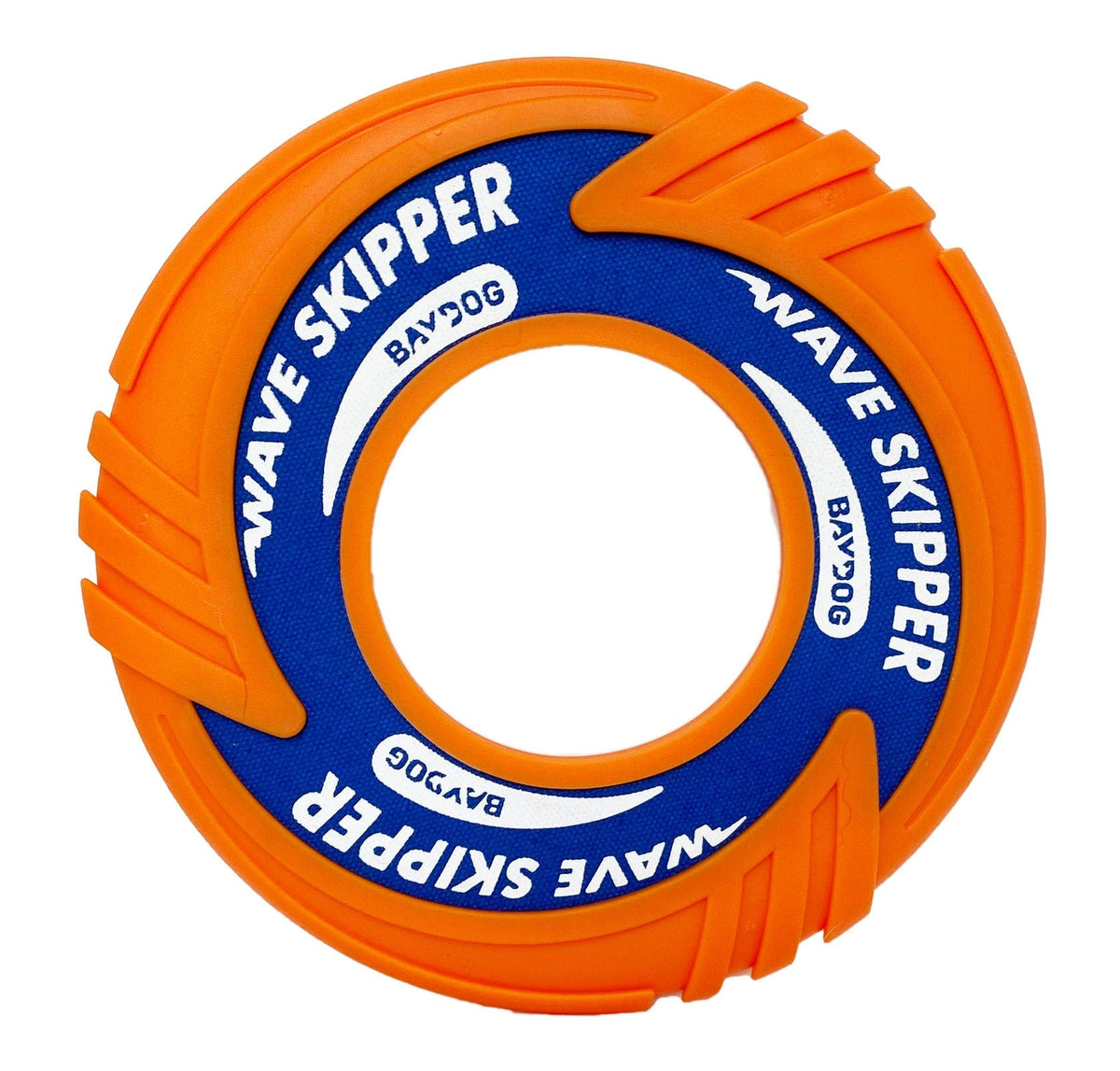 Baydog Wave Skipper Floating Frisbee for Dogs-Boats n Barks