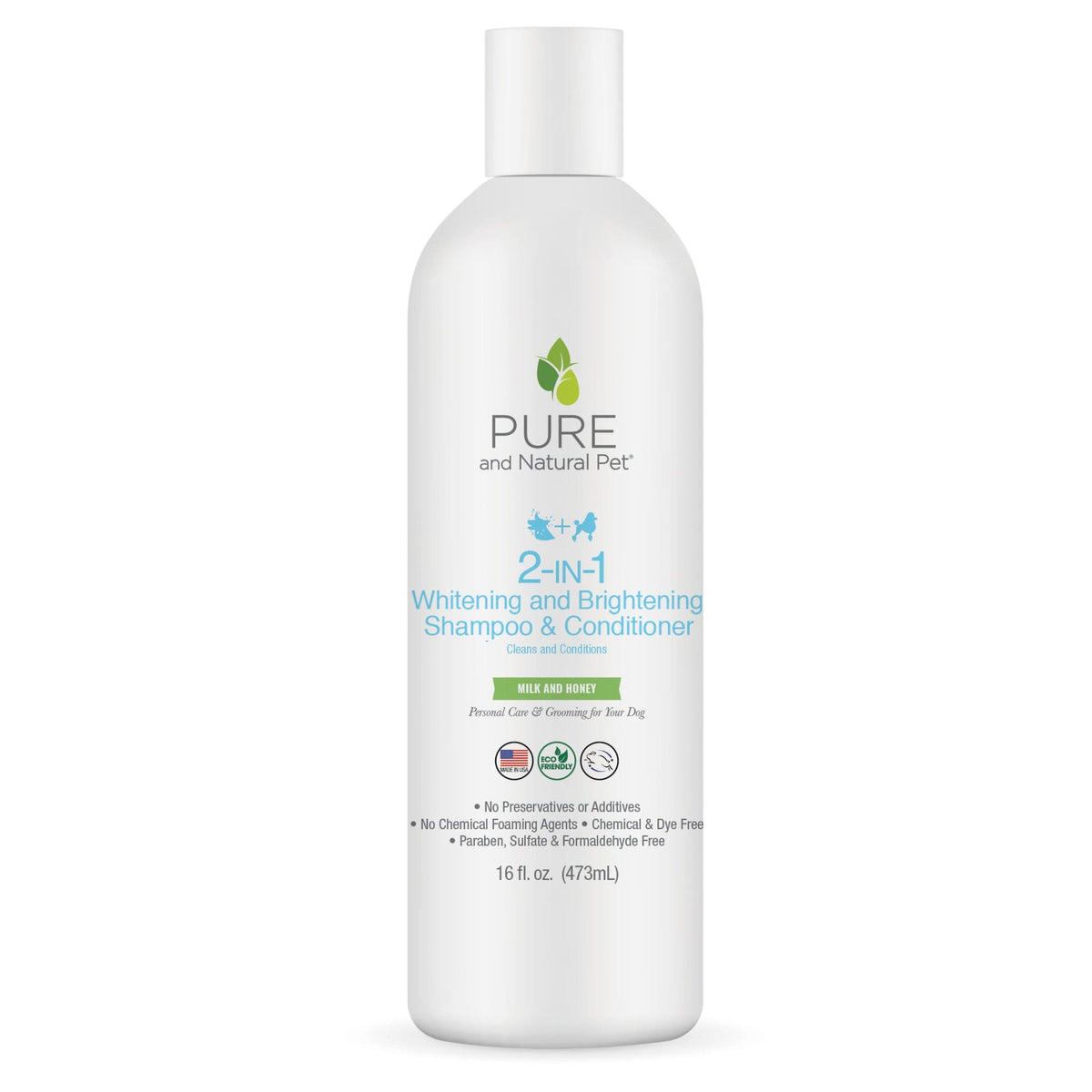 Pure & Natural 2 in 1 Whitening & Brightening Shampoo with Conditioner-Boats n Barks