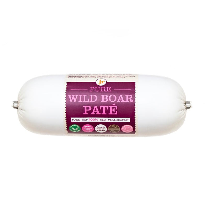 JR Pet Products Wild Boar Pate 100% Pure Meat for Dogs made in UK 400g