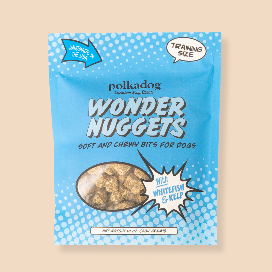 Wonder Nuggets Soft and Chewy Bites for Dogs-Whitefish & Kelp