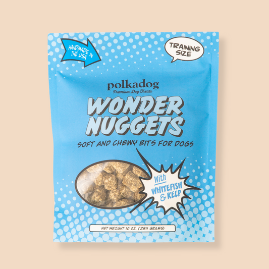 Wonder Nuggets Soft and Chewy Bites for Dogs-Whitefish & Kelp