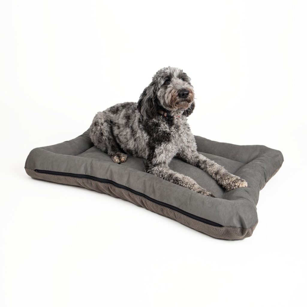 All Day Reversible Dog Bed – Luxury Microsuede made in USA