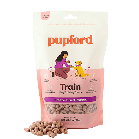 Freeze Dried Rabbit Training Treats for Dogs by Pupford